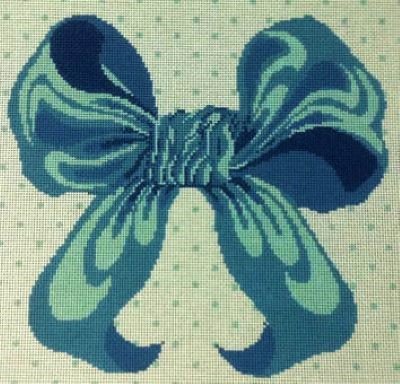 ACOD HB06B-13 LARGE BLUE BOW by the Collection
