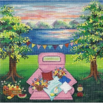 PINK PICNIC TRUCK by Alice Peterson STITCH GUIDE ONLY AP4428sg