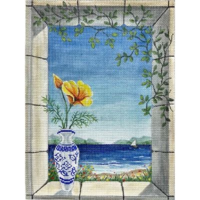 AP4522 POPPY OCEAN VIEW by Alice Peterson