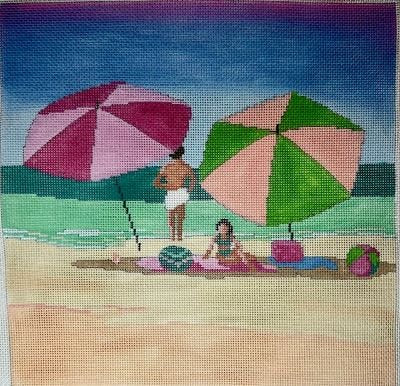 ASIT523-18 PINK UMBRELLAS by A Stitch in Time