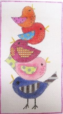 5 STACKED BIRDS by Renaissance Designs REN B111B
