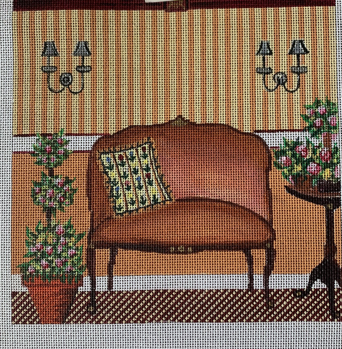 CLEARANCE - C-POM09 - COUCH WITH SCONCES