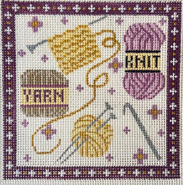 DACh494-18 KNITTING SQUARE by DANJI DESIGNS