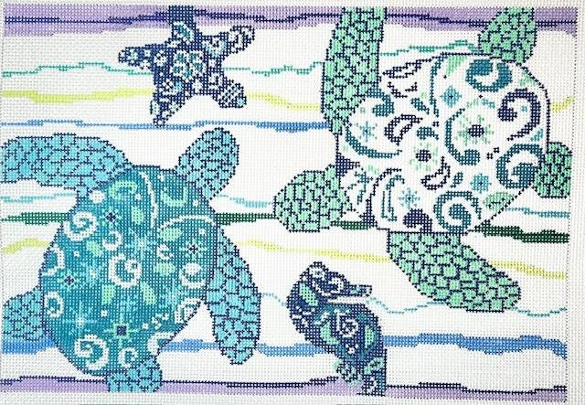 OCEAN SEA TURTLES by DANJI DESIGNS DABP52-18