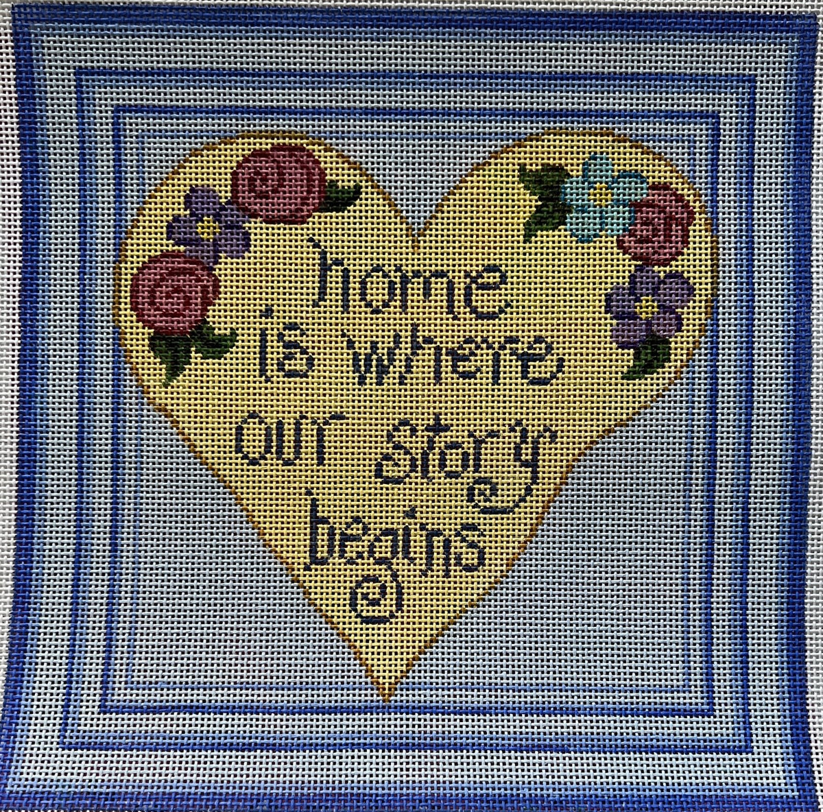 PM8370 - HOME IS WHERE OUR STORY BEGINS HEART by Patti Mann