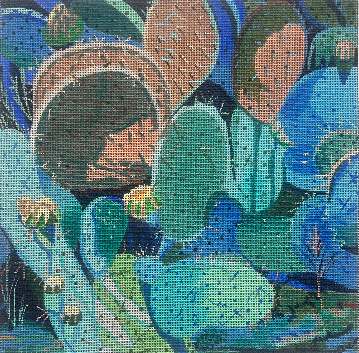 Prickly Pear Blue Cactus PLD SW107