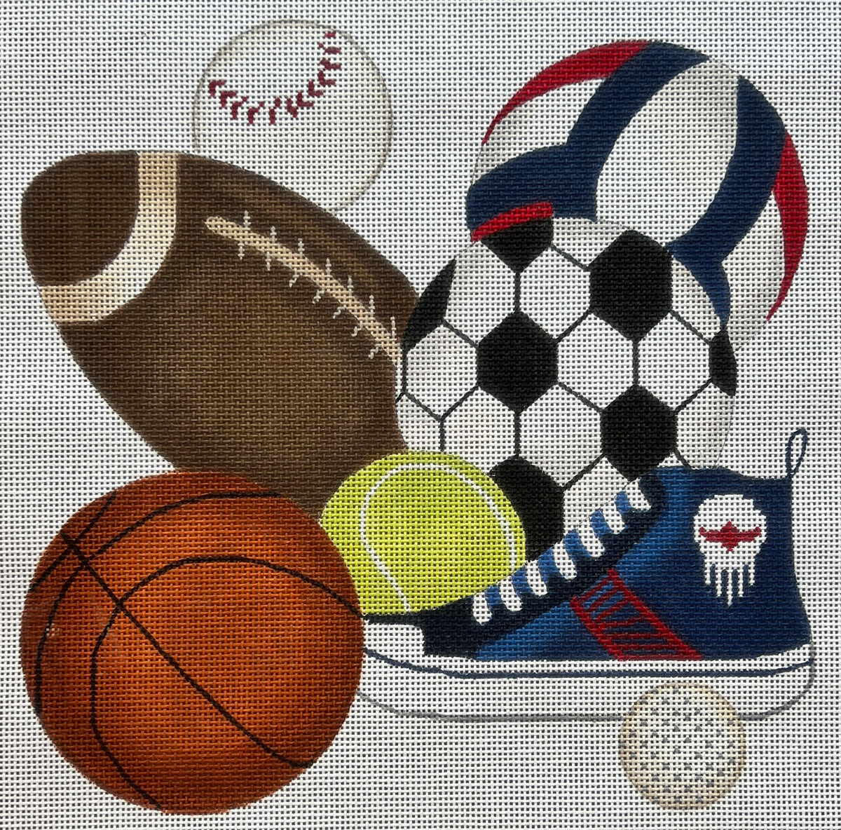 Large Sports Balls by JP Needlepoint JP L326