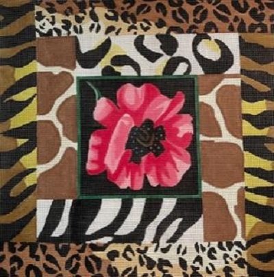 JUASP99 ANIMAL SKINS POPPY by Judi and Co.