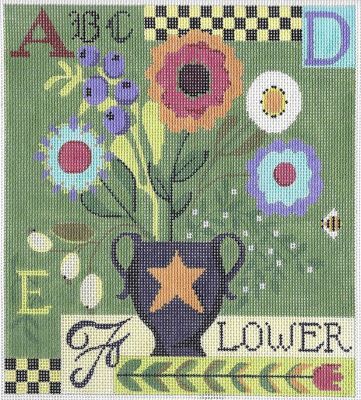 KCA 24-18 FLOWER SAMPLER CANVAS by Kelly Clark