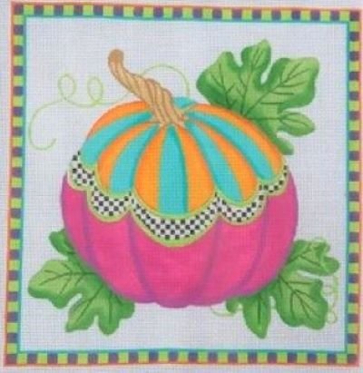 KDPL437 PINK PUMPKIN with FRAME by Kate Dickerson