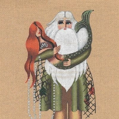 CATCH OF THE DAY SANTA by Leigh Designs - STITCH GUIDE ONLY L8354sg