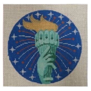 LL462G Patriotic Ornament - Liberty's Torch by Labors of Love