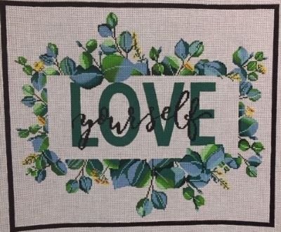 MIN2545 LOVE YOURSELF by Mindy Needlepoint