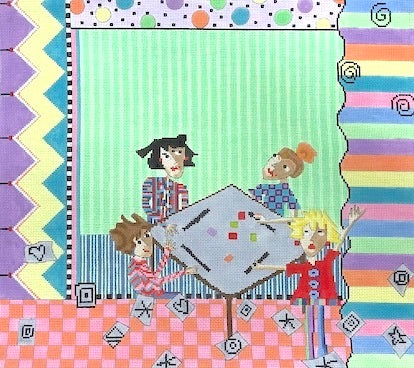 Mah Jongg Girls at Play by Penny McLeod Stitch Guide - PMcL1561sg