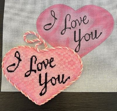 PS113 I LOVE YOU with Stitch Guide by Patricia Sone
