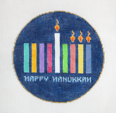SG181318 MENORAH 1 ORNAMENT by Sandra Gilmore