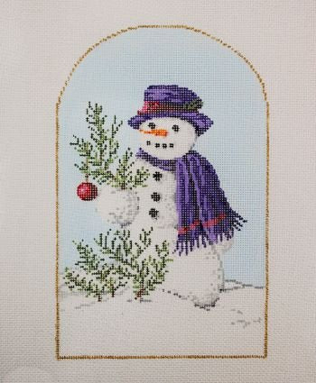SG181280 OLD SNOWMAN by Sandra Gilmore