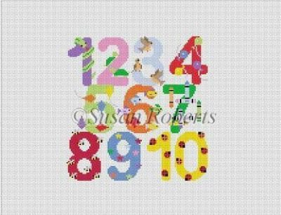 SR02308-13 NUMBERS with CHARACTERS by Susan Roberts