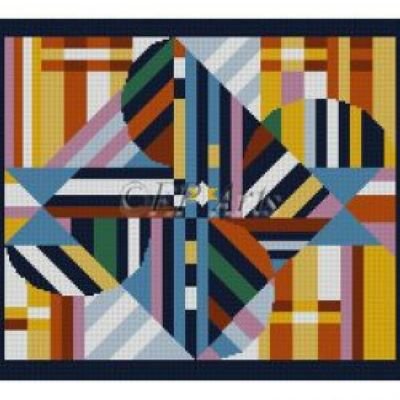 SREP169T-FRAGMENTED STAR TALLIS BAG by Susan Roberts