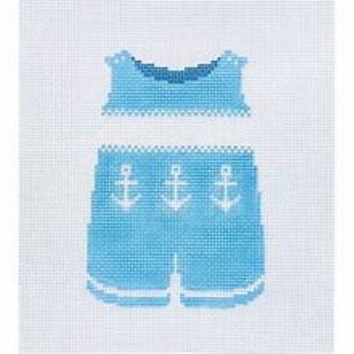 STPS16-18 BIG BOY JON JON BLUE by Stitch Tent Needlepoint