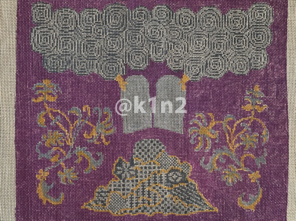 CLEARANCE - PURPLE TORAH DESIGN - JUDAICA