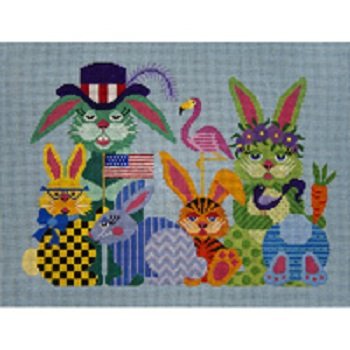 EVERY BUNNY NEEDS SOME BUNNY by JP Needlepoint STITCH GUIDE ONLY JPA353-13sg