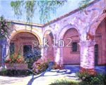 AP1838-SOUTHWEST COURTYARD by Alice Peterson