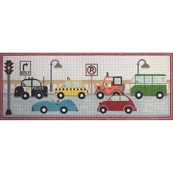 CARS ON HIGHWAY by Alice Peterson STITCH GUIDE AP3689sg