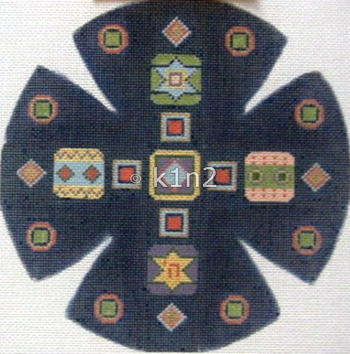 CLEARANCE C-AV7008b-MILLEFIORI KIPPAH by Aviva