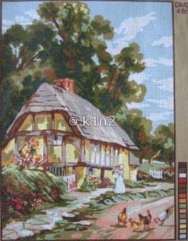 CDA11254-COTTAGE by Helen Alungham Adapted by Collection d'Art