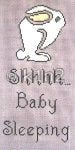 DH3634-SHH BABY SLEEPING LILAC BY DREAMHOUSE VENTURES