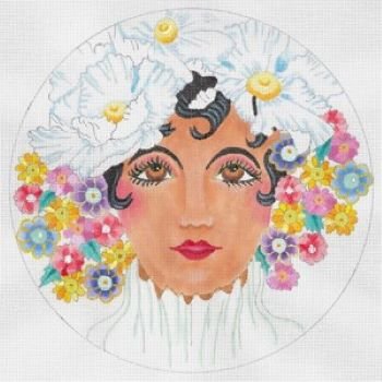 Dede17151 FLOWER GIRL WINTER by Dede Needleworks
