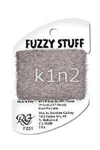 FZ01 Gray Fuzzy Stuff by Rainbow Gallery-FZ01