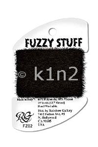 FZ02 Black Fuzzy Stuff by Rainbow Gallery-FZ02