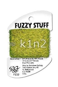 FZ32 Leaf Green Fuzzy Stuff by Rainbow Gallery-FZ32