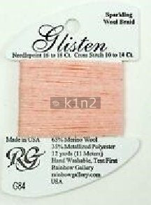 GL84 SEASHELL PINK GLISTEN THREAD by Rainbow Gallery