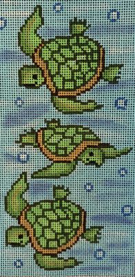GE220-18 THREE TURTLES by Gayla Elliott