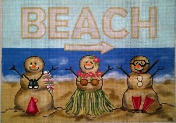 SAND PEOPLE BEACH by Gayla Elliot STITCH GUIDE-GEP211sg