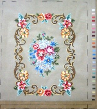 RECTANGULAR FLORAL by Gobelin-GOB20170