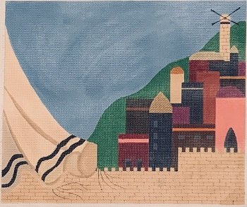 GS105 JERUSALEM UP THE HILL TALLIS by Gone Stitching