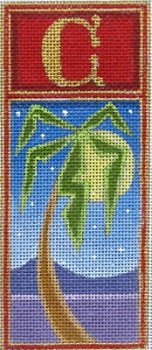 CHRISTMAS C PALM TREE by Ray Crawford STITCH GUIDE-RCHO266sg