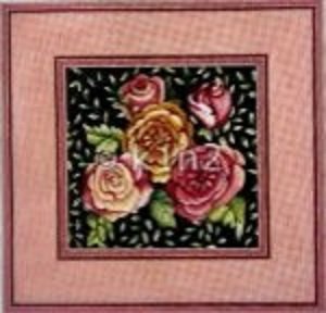 JGN243-Roses with Border by Janice Gaynor
