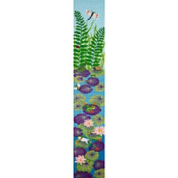 LILY PADS BELL PULL by JP Needlepoint - JPS004