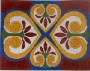 JT063-RAM'S HORN FLOWER TALLIS by Tonya
