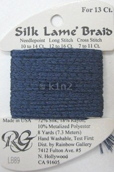 89 BLUE JEANS SILK LAME BRAID