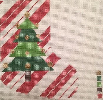 LEE BX26-CANDY CANE TREE MINI SOCK by Lee's Needlearts