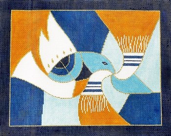 LeeJ175-BLUE GOLD DOVE TALLIS by Lee's Needlearts