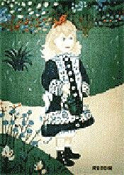 MN0194-RENOIR GIRL WITH WATERING CAN by Magic Needle