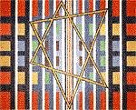 MN0300ta-STAR OF GOLD TALLIS by MAGIC NEEDLE
