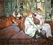 MN0663-LAUTREC SALON IN THE RUE DE MOULIN by Magic Needle